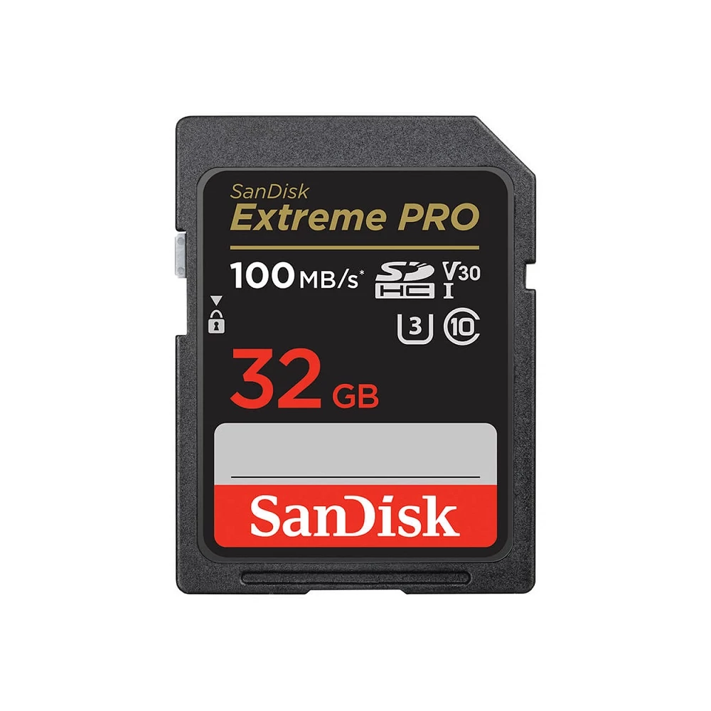SANDISK EXTREME PRO SDHC 32GB CLASS 10 UHS-I U3 V30 100/90 MB/s