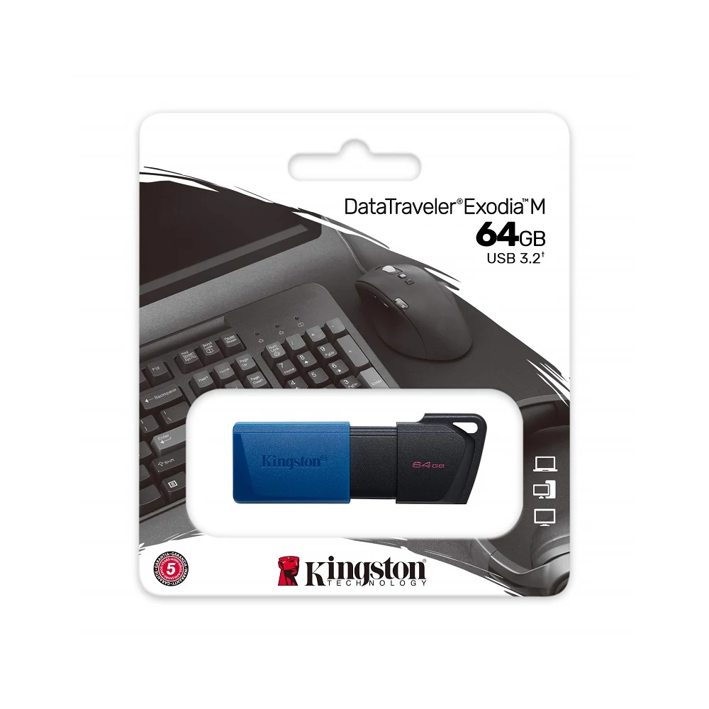 KINGSTON DATATRAVELER EXODIA M USB 3.2 GEN 1 PENDRIVE 64GB KINGSTON DATATRAVELER EXODIA M USB 3.2 GEN 1 PENDRIVE 64GB