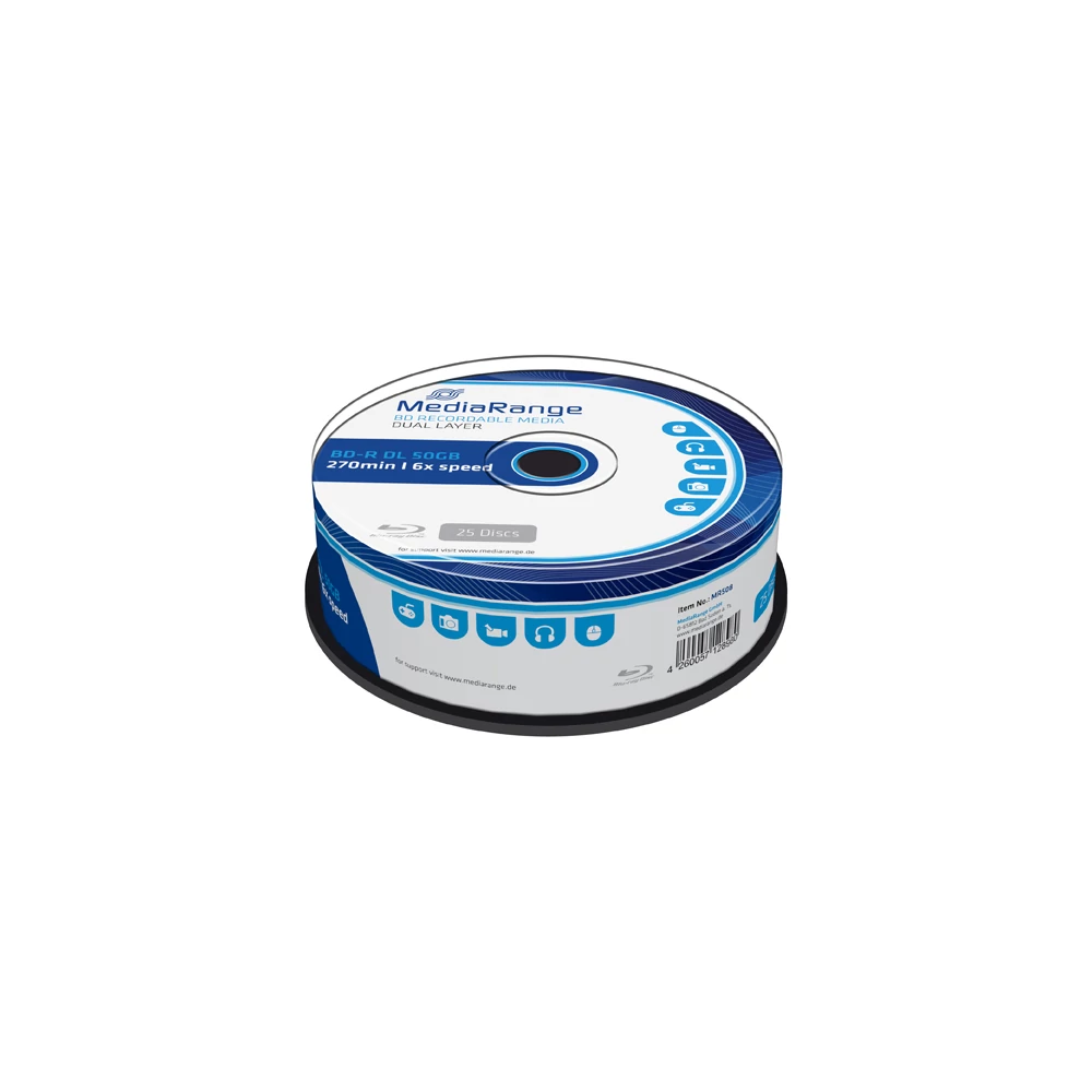 MEDIARANGE BD-R 50GB 6X CAKE (25) MR508