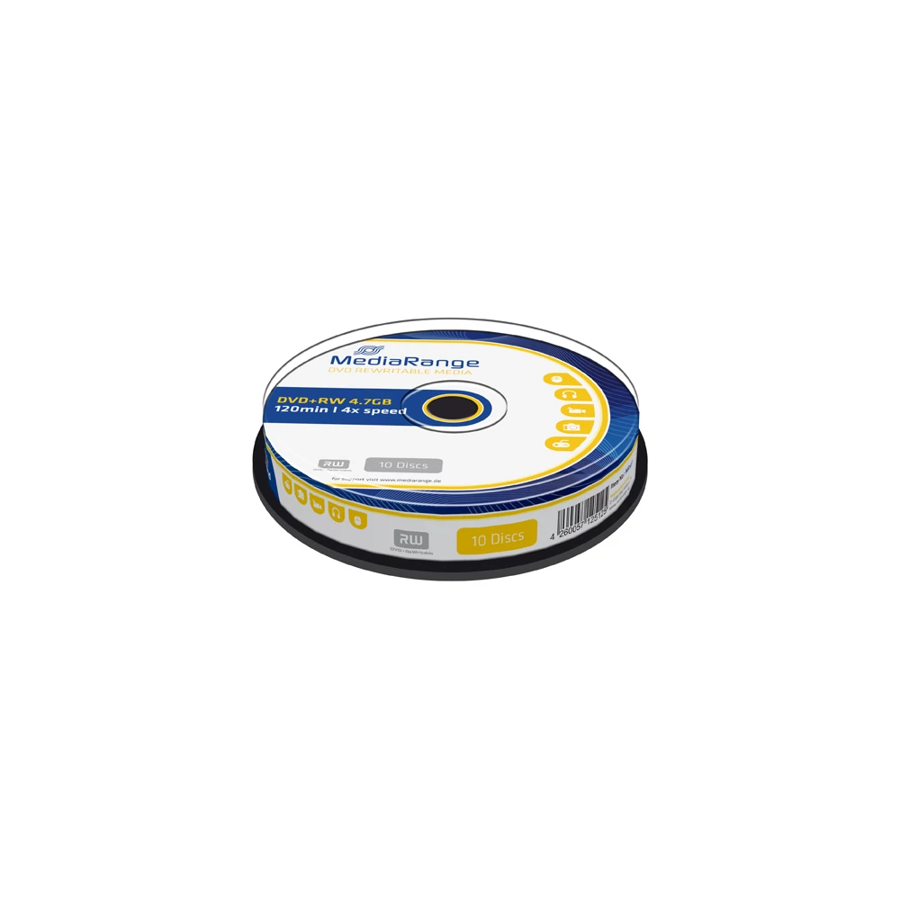 MEDIARANGE DVD+RW 4X CAKE (10) MR451