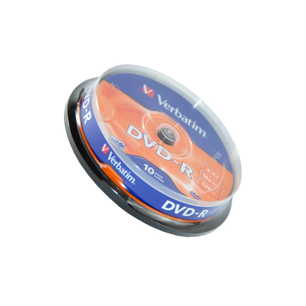 VERBATIM DVD-R 16X CAKE (10)