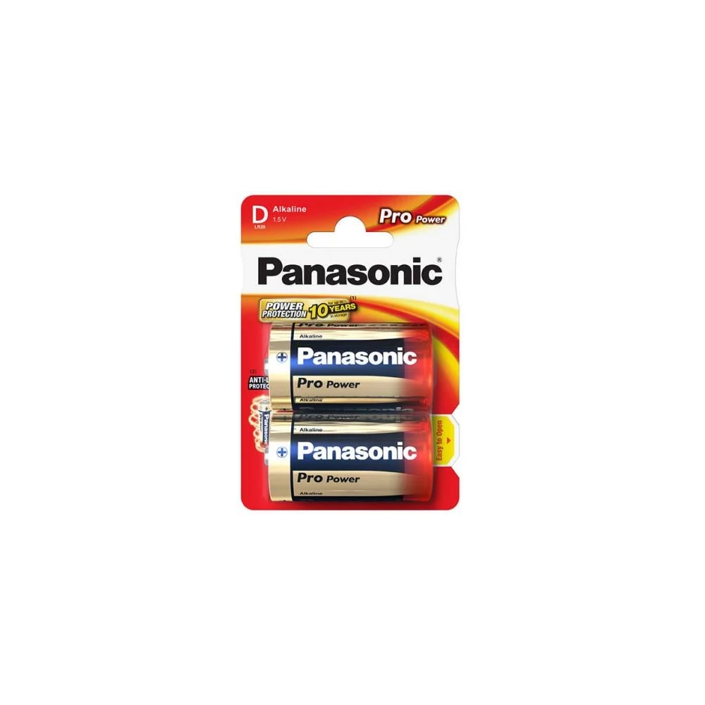 PANASONIC PRO POWER LR20 D MÉRETŰ ALKALINE ELEM (2 BLISTER)