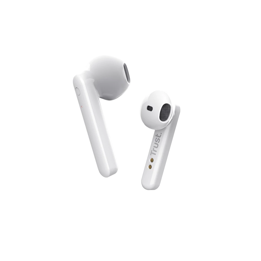 TRUST PRIMO TOUCH VEZETÉK NÉLKÜLI BLUETOOTH 5.0 TWS FÜLHALLGATÓ/HEADSET FEHÉR