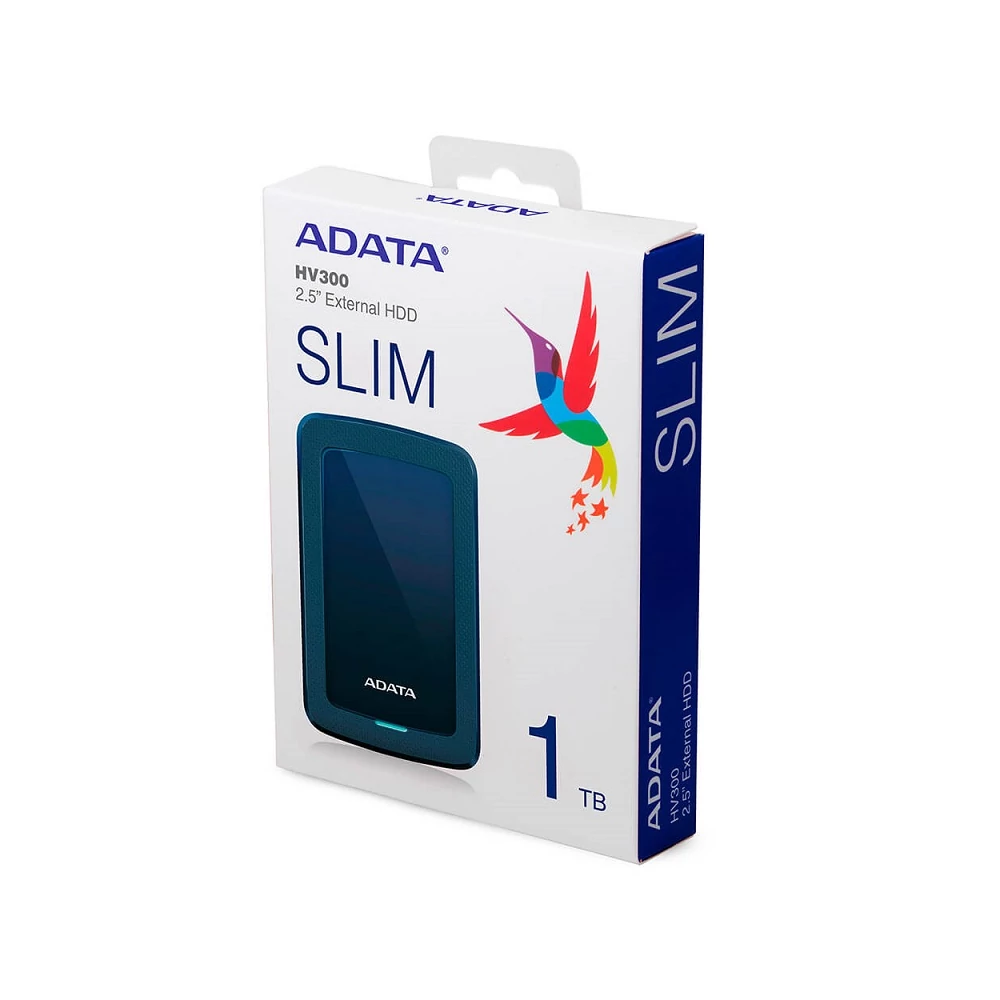 ADATA HV300 2,5 COL USB 3.1 KÜLSŐ MEREVLEMEZ 1TB KÉK