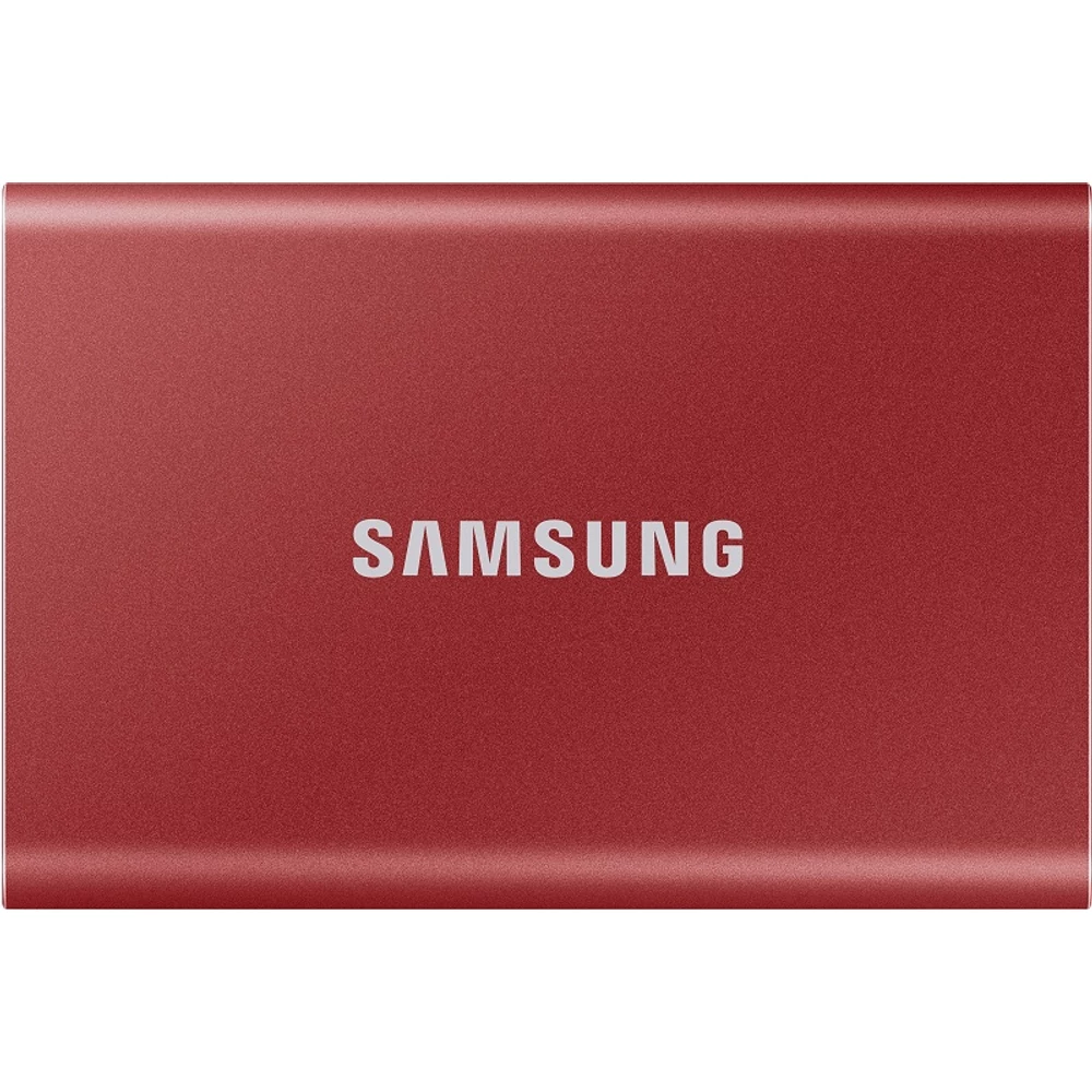 SAMSUNG T7 USB-C 3.2 GEN 2 KÜLSŐ SSD MEGHAJTÓ 1TB PIROS