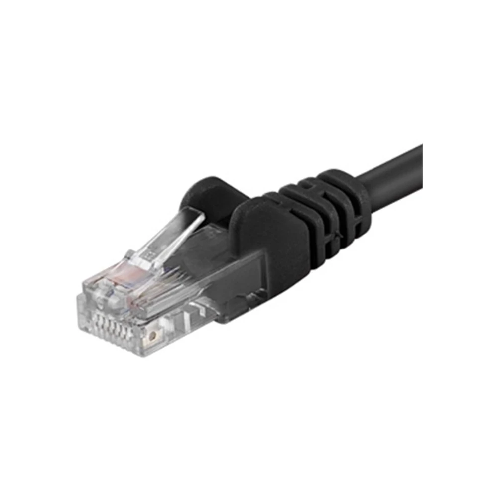 PREMIUMCORD UTP PATCH KÁBEL CAT6 1m FEKETE