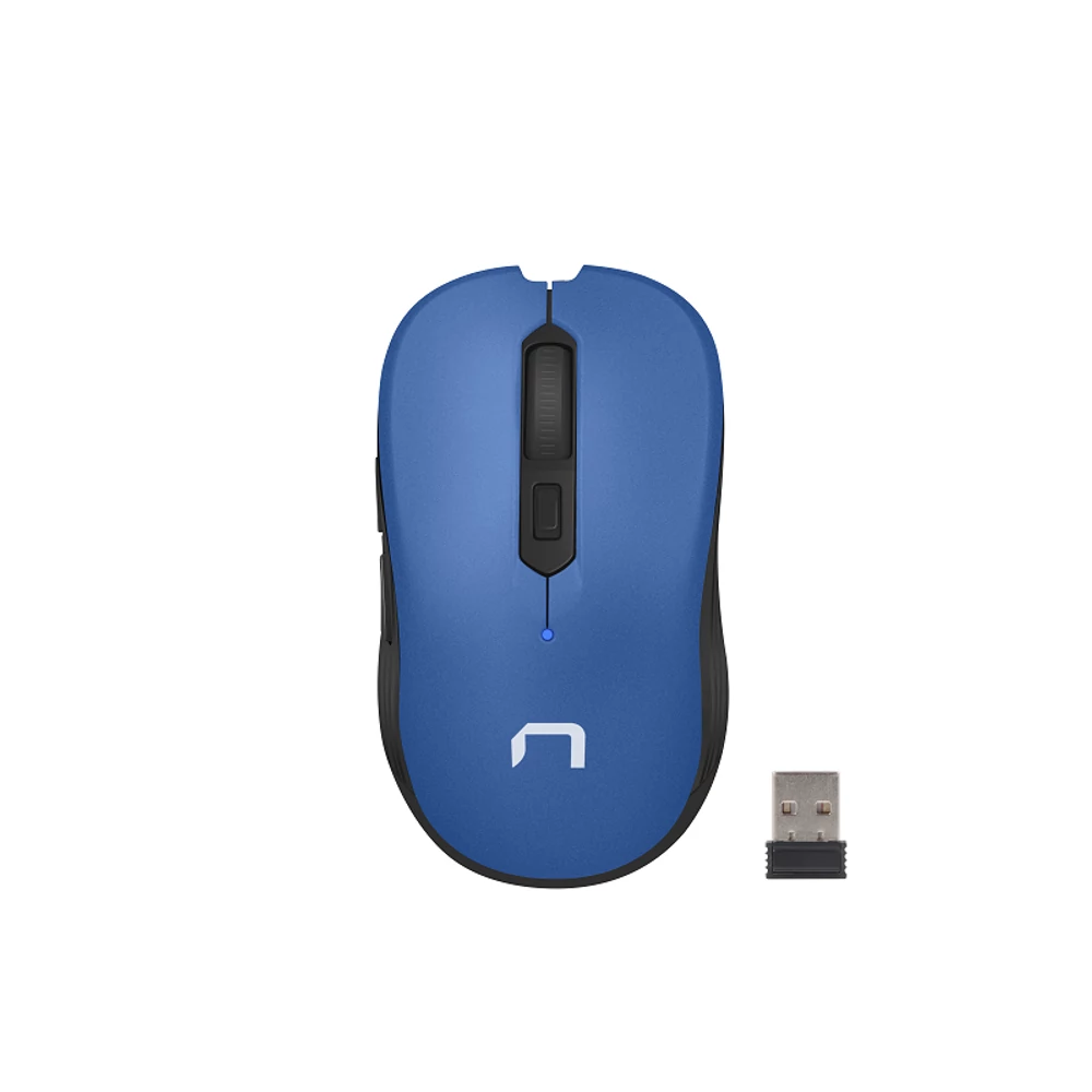 NATEC ROBIN NMY-0916 VEZETÉK NÉLKÜLI OPTIKAI EGÉR 2,4GHZ 1600DPI KÉK