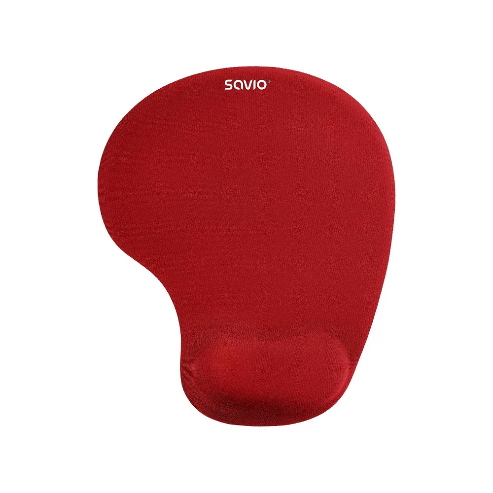 SAVIO MP-01R ZSELÉS CSUKLÓTÁMASZOS EGÉRPAD PIROS