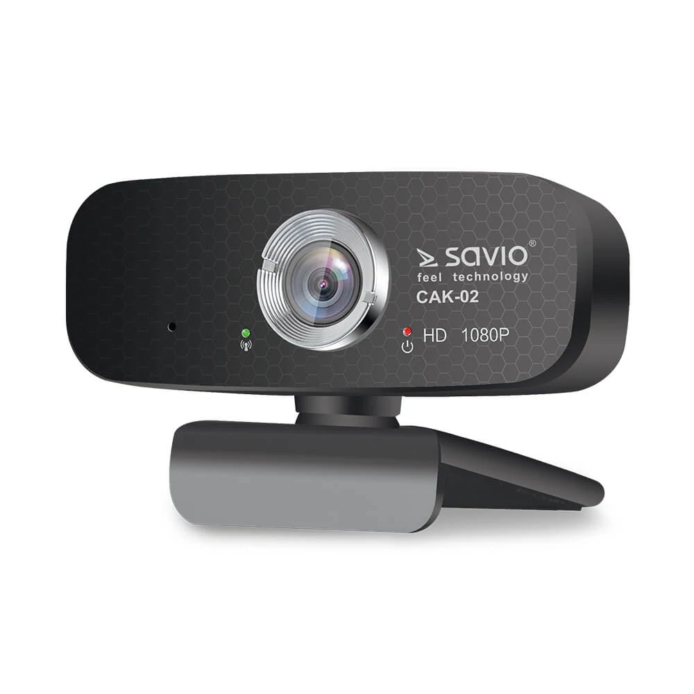 SAVIO CAK-02 FULL HD 1080p 30FPS WEBKAMERA FEKETE
