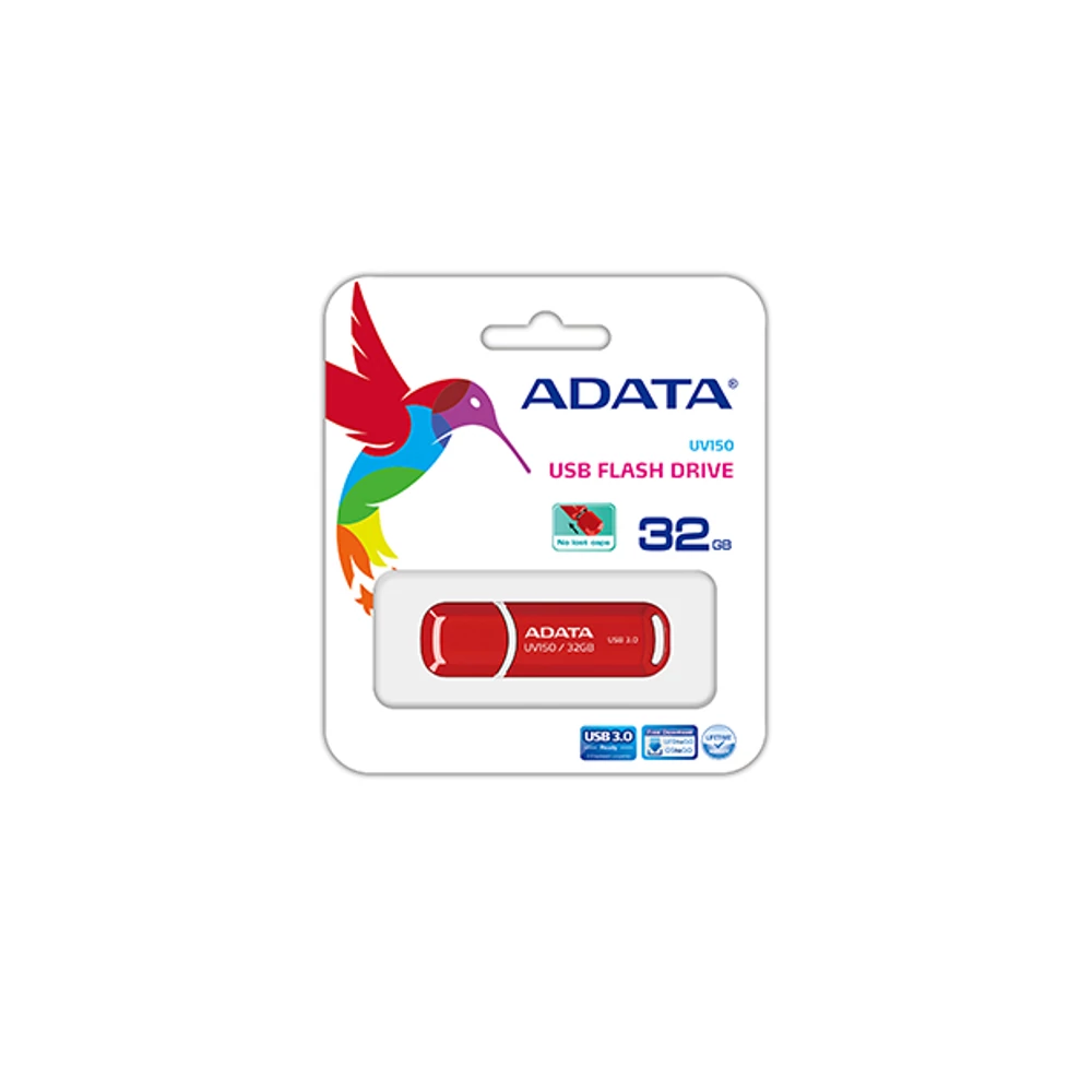 ADATA USB 3.0 DASHDRIVE CLASSIC UV150 32GB PIROS