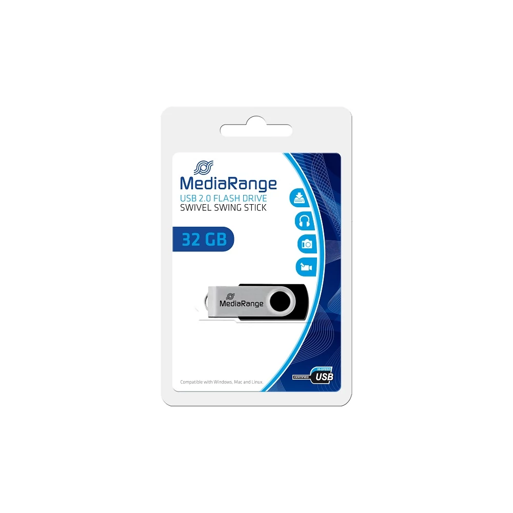 MEDIARANGE USB 2.0 PENDRIVE 32GB MR911