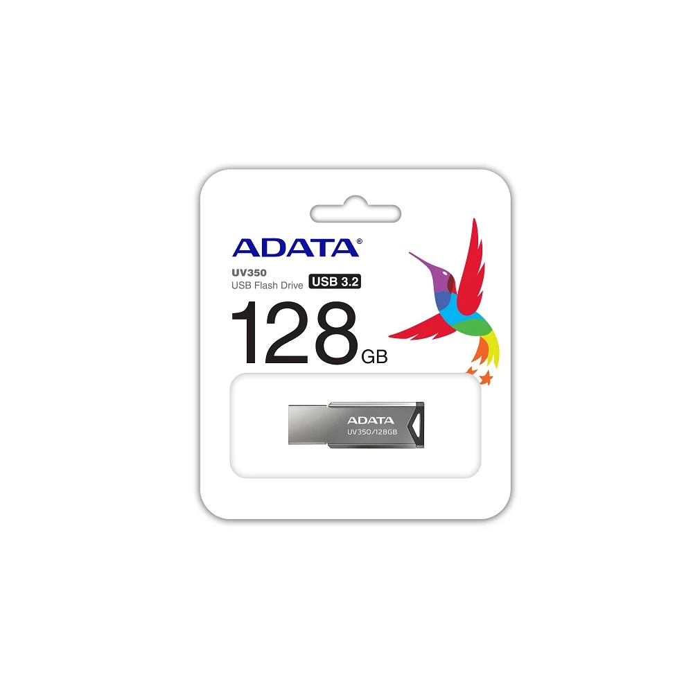 ADATA UV350 USB 3.1 PENDRIVE 128GB EZÜST