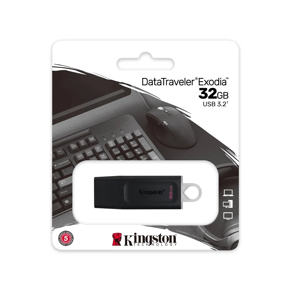 KINGSTON DATATRAVELER EXODIA USB 3.2 GEN 1 PENDRIVE 32GB
