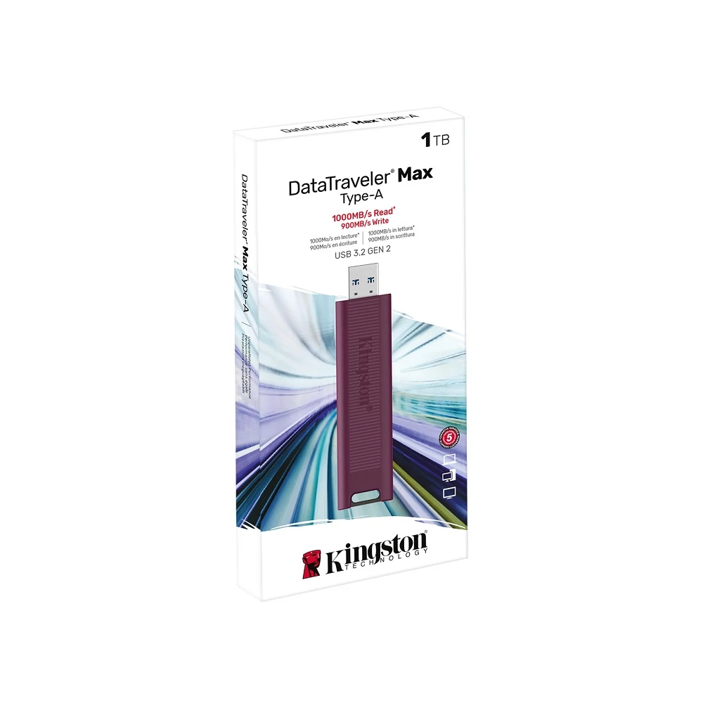 KINGSTON DATATRAVELER MAX USB-A 3.2 GEN 2 PENDRIVE 1TB (1000/900 MB/s)