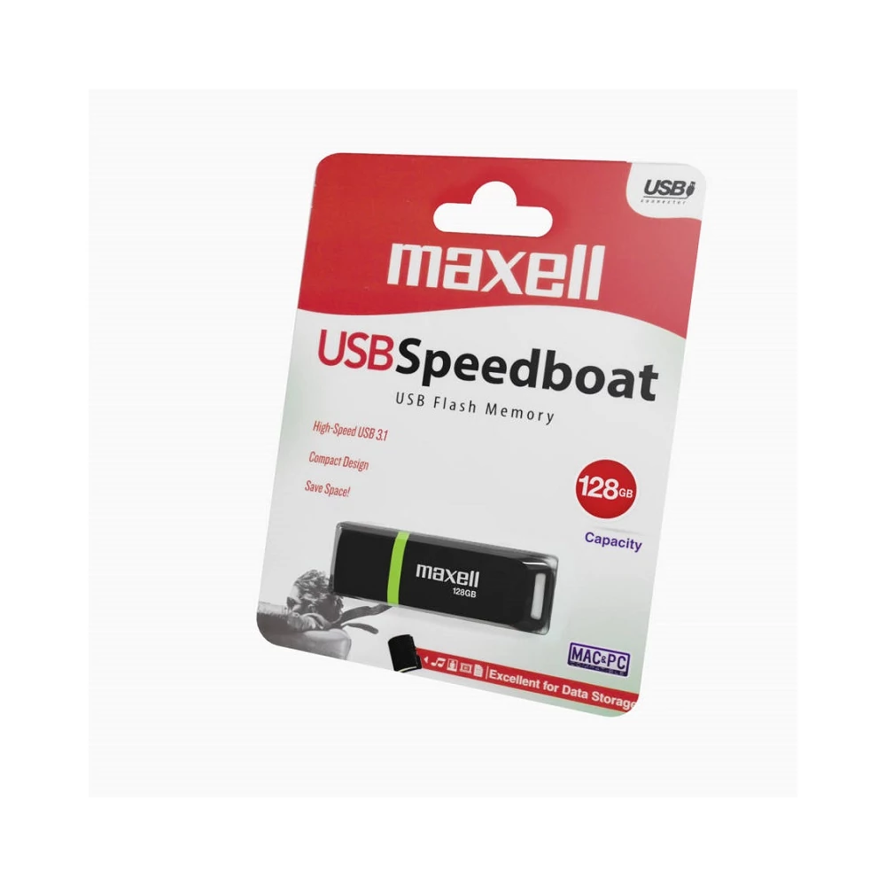 MAXELL USB 3.1 PENDRIVE SPEEDBOAT 128GB