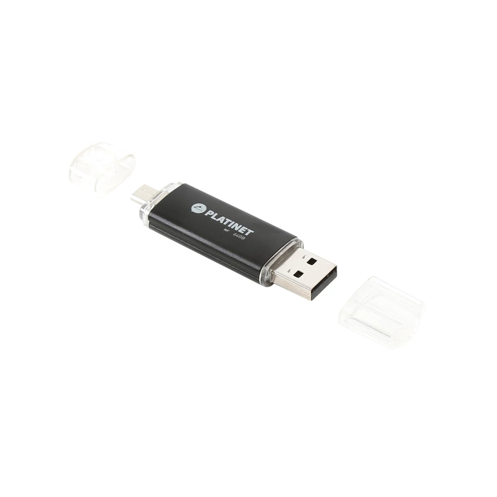 PLATINET PMFA64B AX-DEPO USB 2.0/MICRO USB PENDRIVE 64GB FEKETE