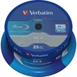Kép 1/3 - VERBATIM BD-R 25GB 6X DATALIFE CAKE (25)