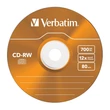 Kép 4/6 - VERBATIM CD-RW 12X COLOUR SLIM TOKBAN (5)