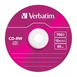 Kép 5/6 - VERBATIM CD-RW 12X COLOUR SLIM TOKBAN (5)