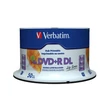 Kép 2/2 - VERBATIM DVD+R 8X DL LIFE SERIES NYOMTATHATÓ CAKE (50)