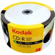 Kép 1/3 - KODAK CD-R 52X FULL NYOMTATHATÓ SHRINK (50)