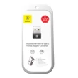 Kép 1/7 - BASEUS CATJQ-A01 EXQUISITE USB (APA) - USB TYPE-C (ANYA) ÁTALAKÍTÓ ADAPTER FEKETE