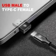 Kép 2/7 - BASEUS CATJQ-A01 EXQUISITE USB (APA) - USB TYPE-C (ANYA) ÁTALAKÍTÓ ADAPTER FEKETE