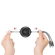 Kép 7/10 - BASEUS CAMLT-JH01 GOLDEN LOOP 3-IN-1 USB TYPE-C/MICRO USB/APPLE LIGHTNING KÁBEL 1,2m FEKETE