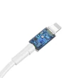 Kép 7/12 - BASEUS CATLSW-02 USB-C/APPLE LIGHTNING TÖLTŐ ÉS ADATKÁBEL 2A 18W PD 1m FEHÉR