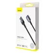 Kép 1/7 - BASEUS CADKLF-B0G CAFULE FONOTT SZÖVET USB 3.0 AM-AF HOSSZABBÍTÓ KÁBEL 1m SZÜRKE
