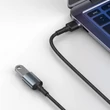 Kép 3/7 - BASEUS CADKLF-B0G CAFULE FONOTT SZÖVET USB 3.0 AM-AF HOSSZABBÍTÓ KÁBEL 1m SZÜRKE