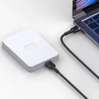 Kép 5/7 - BASEUS CADKLF-D0G CAFULE FONOTT SZÖVET USB 3.0/MICRO USB-B KÁBEL 1m SZÜRKE