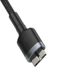 Kép 7/7 - BASEUS CADKLF-D0G CAFULE FONOTT SZÖVET USB 3.0/MICRO USB-B KÁBEL 1m SZÜRKE
