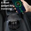 BASEUS CAHUB-FX01 CAR SHARING AUTÓS USB ELOSZTÓ 3xUSB PORT + USB-C/APPLE LIGHTNING/MICRO USB KÁBEL