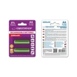 Kép 1/2 - ESPERANZA AA MÉRETŰ TÖLTHETŐ ELEM NI-MH 2000 mAh ZÖLD (2 BLISTER)