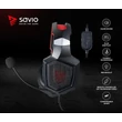 Kép 12/14 - SAVIO FORGE SZTEREÓ GAMING FEJHALLGATÓ/HEADSET FEKETE/PIROS