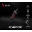 Kép 5/14 - SAVIO VERTIGO 7.1 SURROUND GAMING FEJHALLGATÓ/HEADSET FEKETE/PIROS