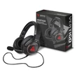 Kép 10/14 - SAVIO VERTIGO 7.1 SURROUND GAMING FEJHALLGATÓ/HEADSET FEKETE/PIROS