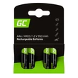 Kép 1/6 - GREEN CELL GR03 AAA MÉRETŰ TÖLTHETŐ ELEM NI-MH 950 mAh (4 BLISTER)