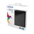 Kép 1/4 - ADATA USB 3.0 HDD 2,5 HV620 1TB FEKETE FÉNYES
