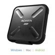 Kép 3/5 - ADATA SD700 2,5 COL USB 3.1 KÜLSŐ SSD MEGHAJTÓ 512GB FEKETE