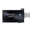 Kép 1/11 - ADATA SC730 USB 3.2 GEN 2 (10Gbps) USB-C/USB-A KÜLSŐ SSD MEGHAJTÓ 512GB FEKETE