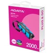 Kép 1/12 - ADATA SC740 USB-C 3.2 GEN 2 KÜLSŐ SSD MEGHAJTÓ 2000GB KÉK