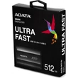 Kép 7/8 - ADATA SE800 USB-C 3.2 GEN 2 KÜLSŐ SSD MEGHAJTÓ 512GB FEKETE