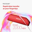 Kép 3/8 - PATRIOT TRANSPORTER LITE USB-C 3.2 GEN 2 KÜLSŐ SSD MEGHAJTÓ 2TB PIROS