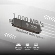 Kép 5/11 - PATRIOT VIPER PVP30 USB 3.2 GEN 2 TYPE-A/TYPE-C KÜLSŐ SSD MEGHAJTÓ 2TB