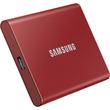 SAMSUNG T7 USB-C 3.2 GEN 2 KÜLSŐ SSD MEGHAJTÓ 2TB PIROS