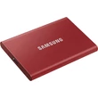 Kép 7/8 - SAMSUNG T7 USB-C 3.2 GEN 2 KÜLSŐ SSD MEGHAJTÓ 2TB PIROS