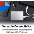 Kép 6/8 - TOSHIBA CANVIO FLEX 2,5 COL USB 3.0 KÜLSŐ MEREVLEMEZ 4TB EZÜST