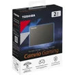 Kép 1/6 - TOSHIBA CANVIO GAMING 2,5 COL USB 3.0 KÜLSŐ MEREVLEMEZ 2TB FEKETE